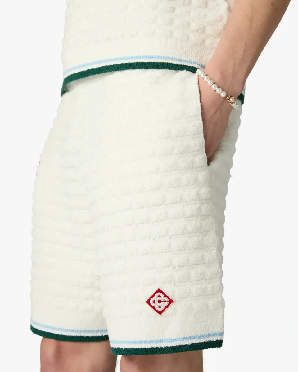 Casablanca White Boucle Shorts | Thumbnail 5 Casablanca White Boucle Shorts | Thumbnail 5
