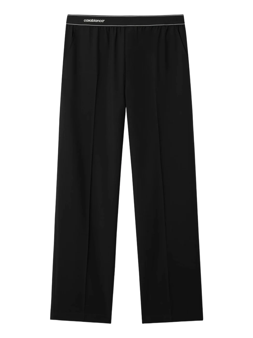 Casablanca Black Wool Sports Trousers