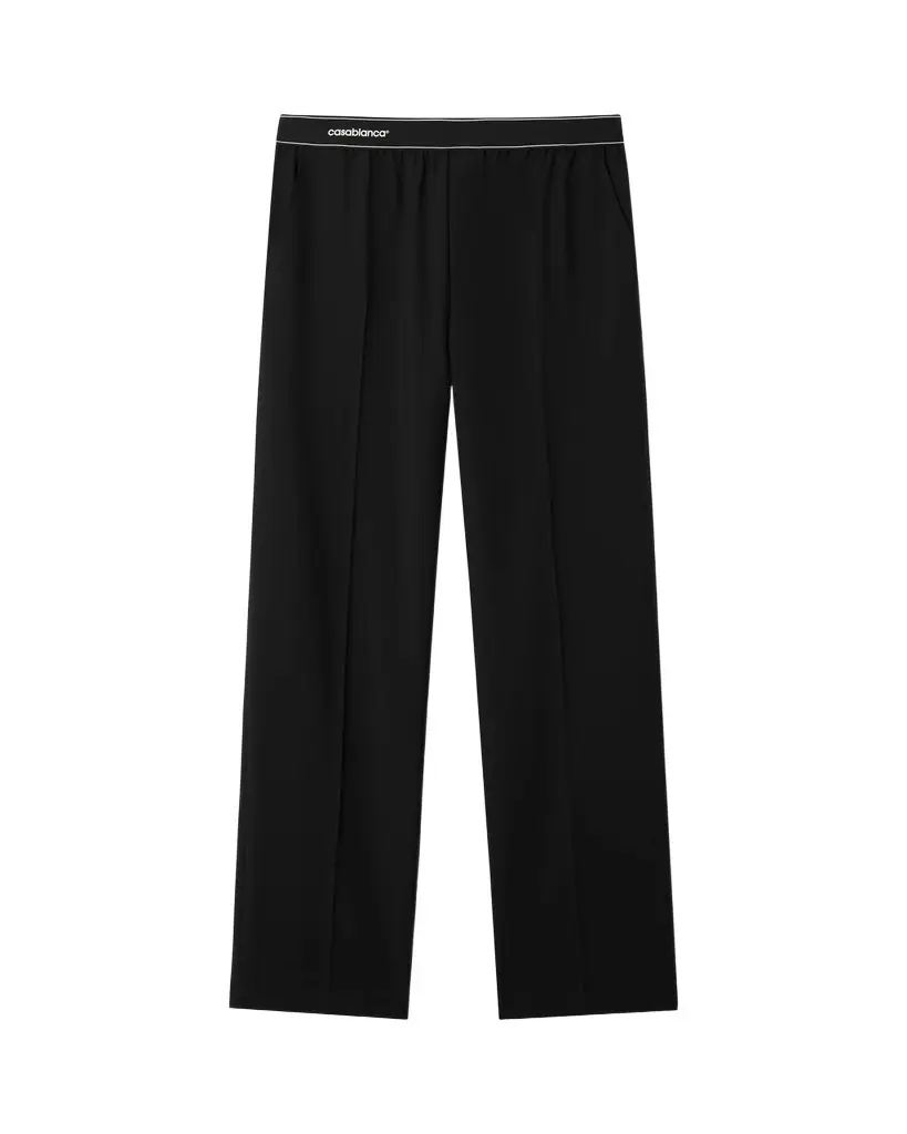 Black Wool Sports Trousers Black Wool Sports Trousers