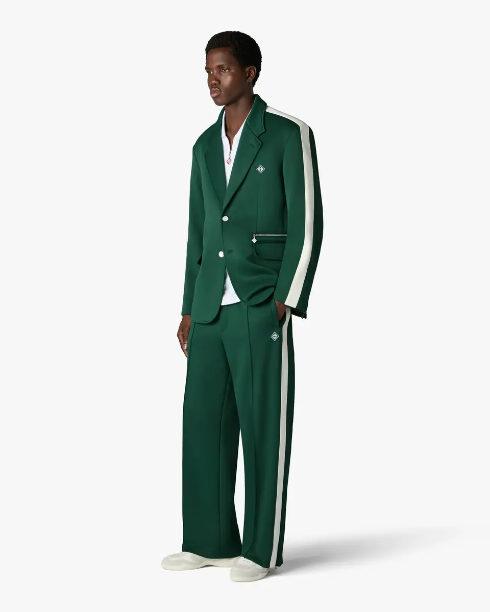Casablanca Dark Green Sports Suit Trousers | Thumbnail 2 Casablanca Dark Green Sports Suit Trousers | Thumbnail 2