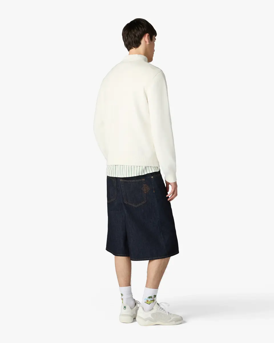Casablanca Cream Laduree x Casablanca Crew Neck Jumper | Thumbnail 3 Casablanca Cream Laduree x Casablanca Crew Neck Jumper | Thumbnail 3