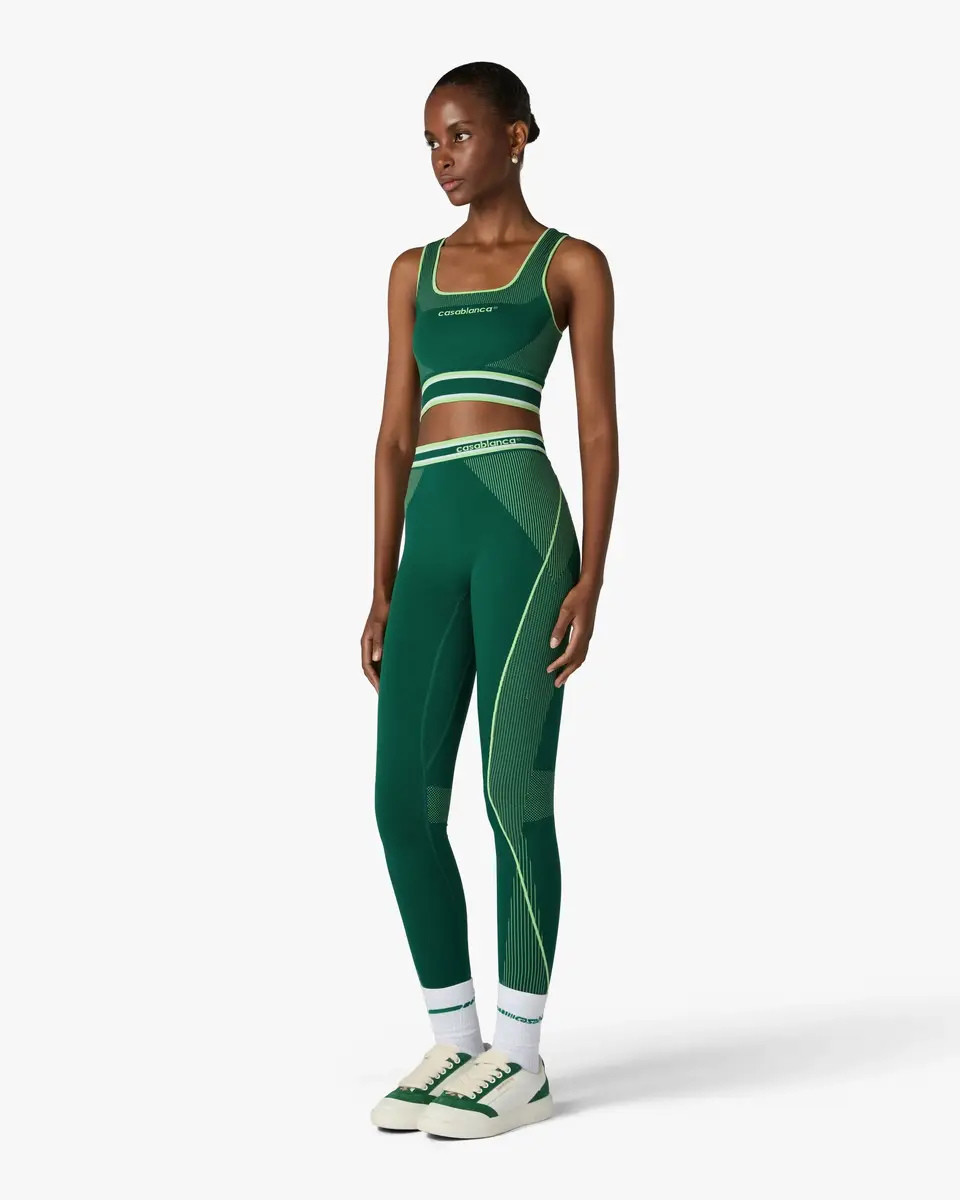 Casablanca Green Seamless Leggings | Thumbnail 2 Casablanca Green Seamless Leggings | Thumbnail 2