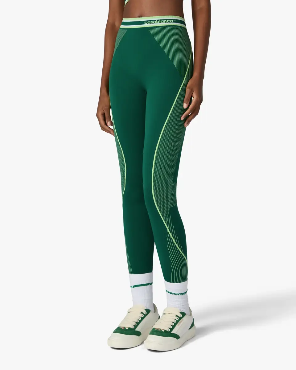 Casablanca Green Seamless Leggings | Thumbnail 4 Casablanca Green Seamless Leggings | Thumbnail 4