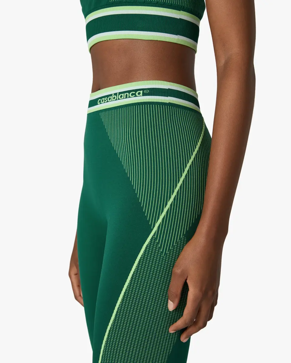 Casablanca Green Seamless Leggings | Thumbnail 5 Casablanca Green Seamless Leggings | Thumbnail 5