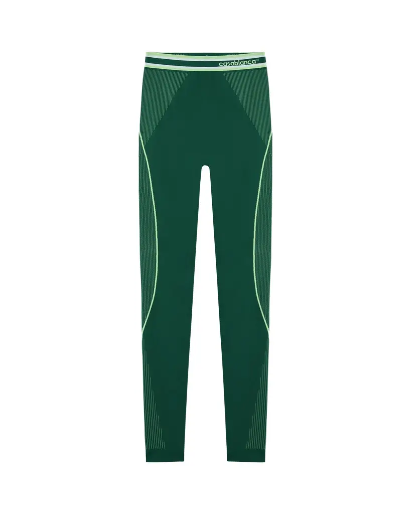 Casablanca Green Seamless Leggings