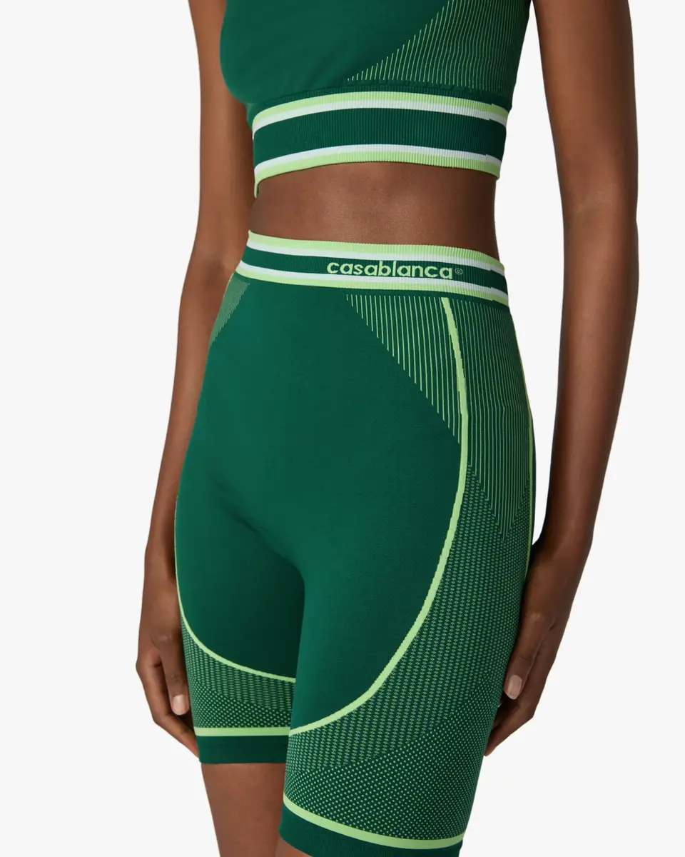 Casablanca Green Seamless Shorts | Thumbnail 5 Casablanca Green Seamless Shorts | Thumbnail 5