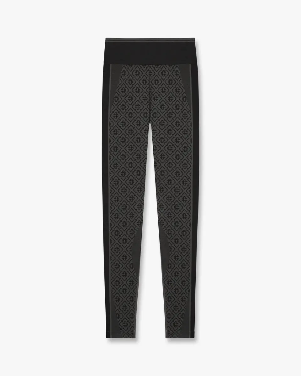 Casablanca Grey Seamless Monogram Leggings | Thumbnail 6 Casablanca Grey Seamless Monogram Leggings | Thumbnail 6