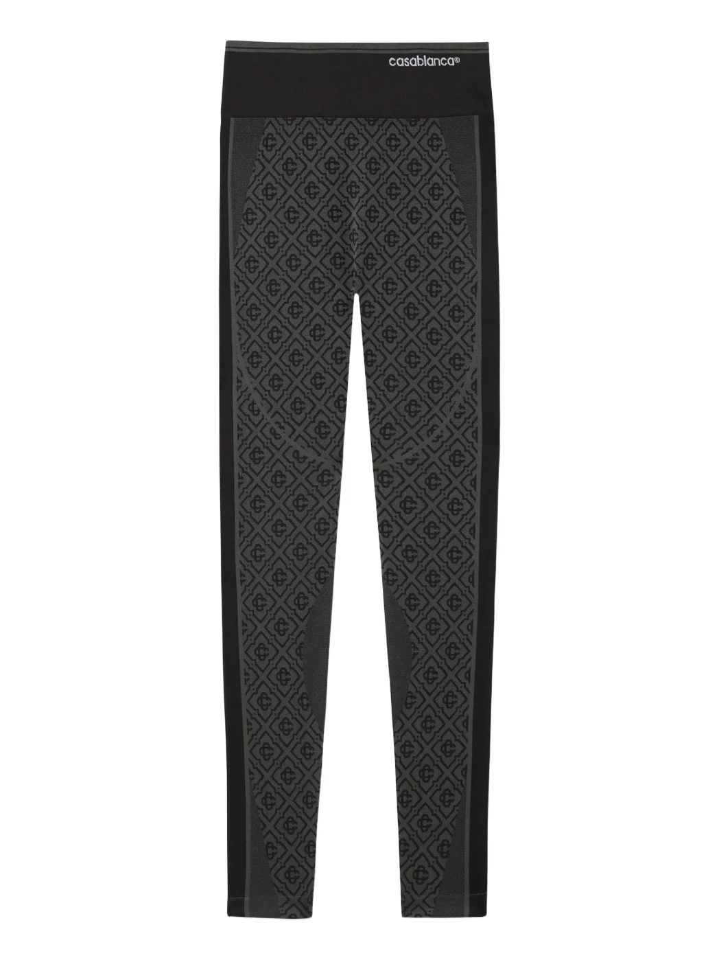 Grey Seamless Monogram Leggings Grey Seamless Monogram Leggings