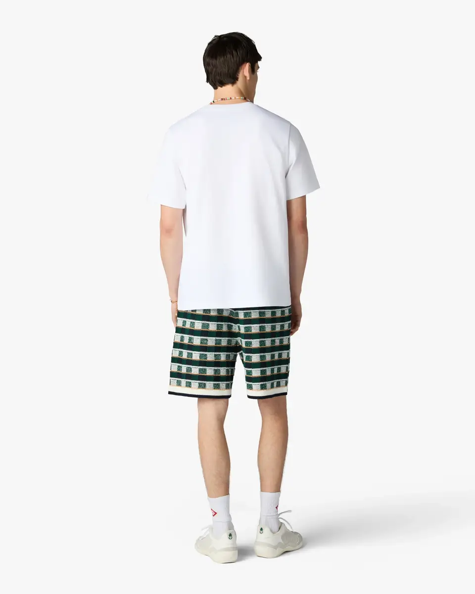 Casablanca White Tennis Club Icon Pyramid Abduction Short Sleeve T-Shirt | Thumbnail 3