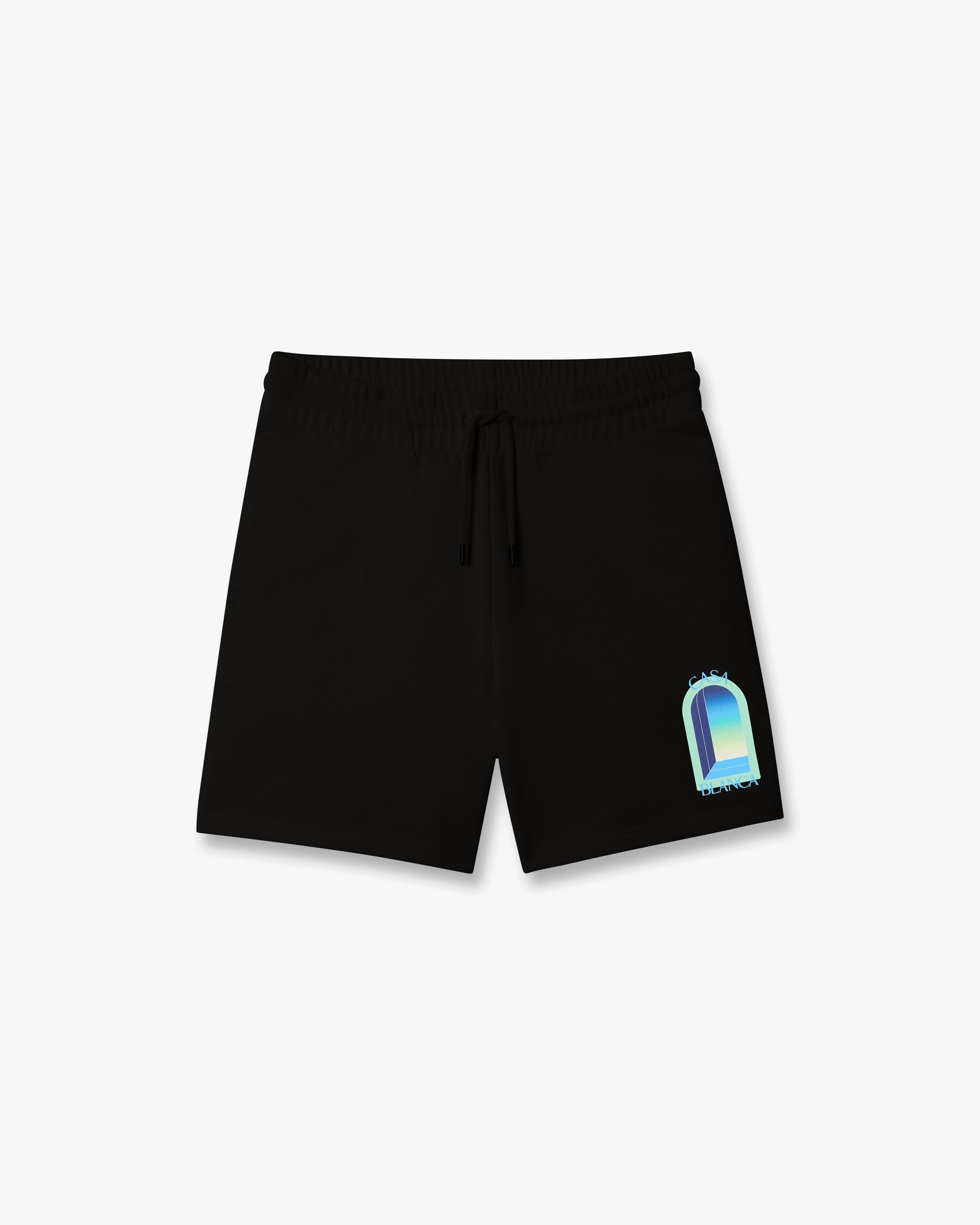Casablanca Black & Mint L'Arche Sweatshorts in Green