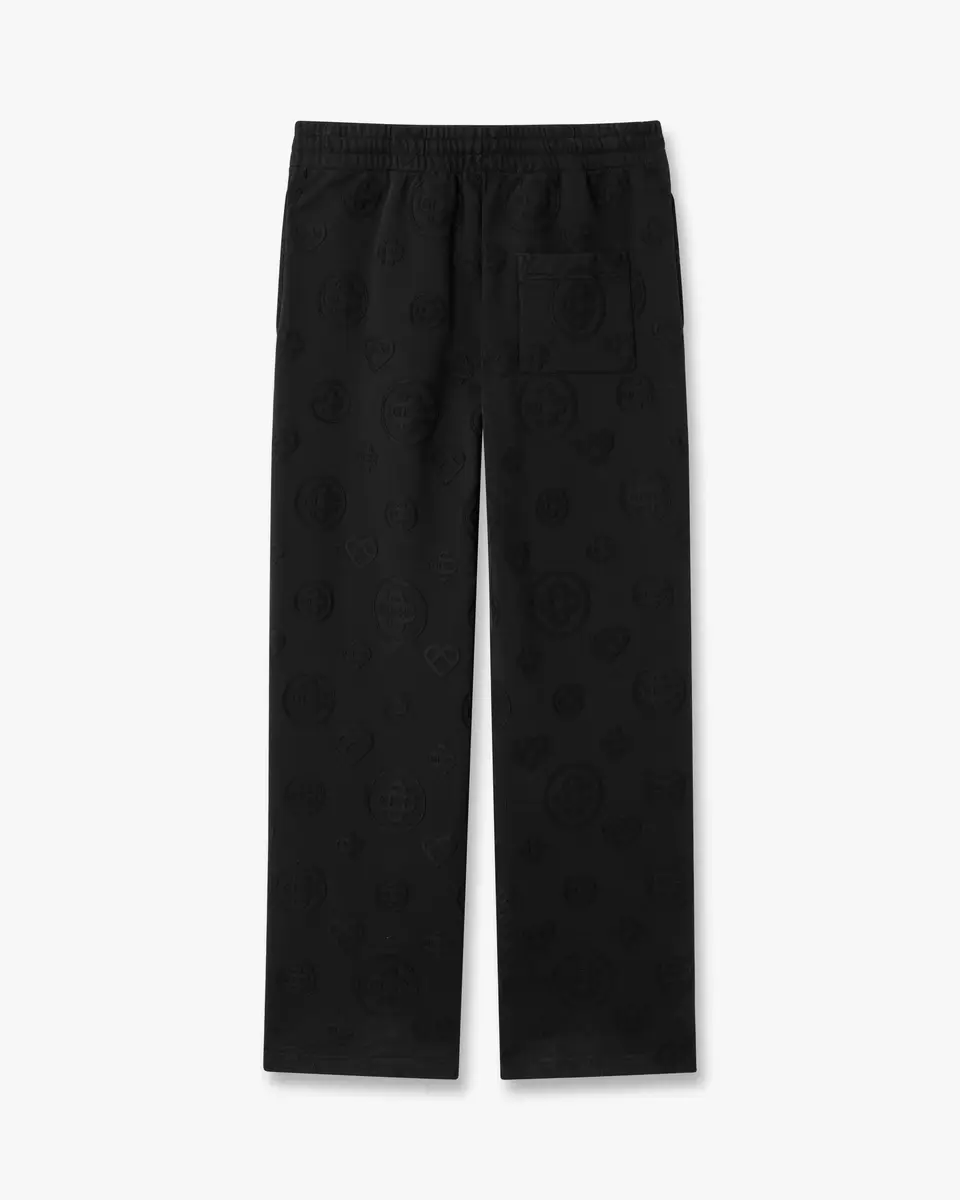 Casablanca Black Applique Monogram Sweatpants | Thumbnail 4 Casablanca Black Applique Monogram Sweatpants | Thumbnail 4