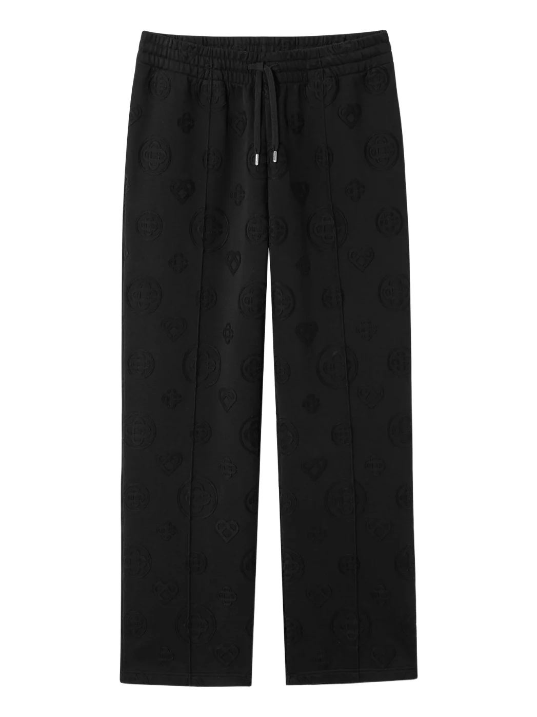 Casablanca Black Applique Monogram Sweatpants