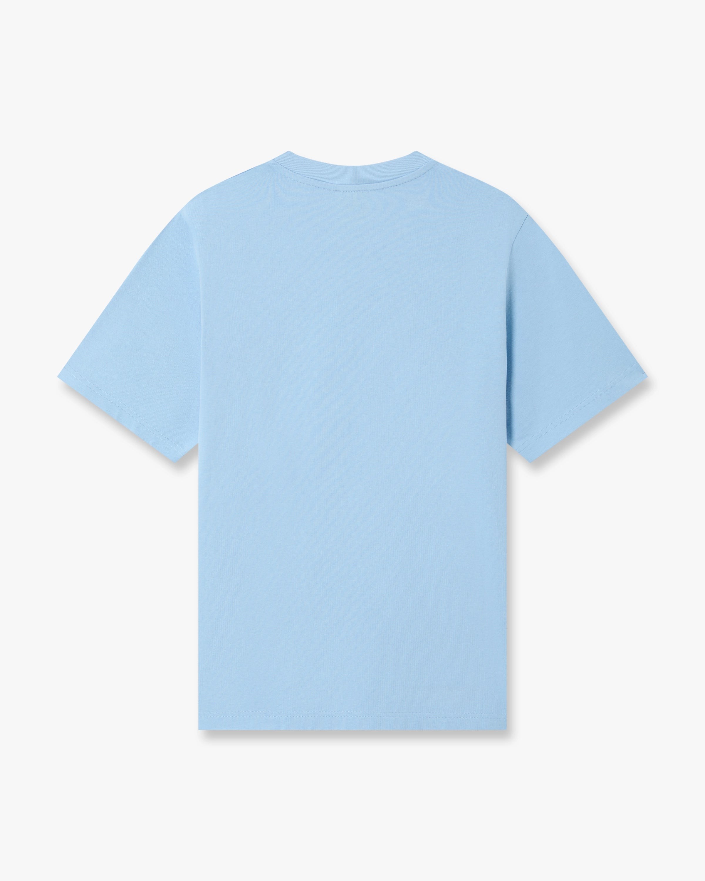 Casablanca Light Blue Egyptian Tennis Match Short Sleeve T-Shirt | Thumbnail 6 Casablanca Light Blue Egyptian Tennis Match Short Sleeve T-Shirt | Thumbnail 6