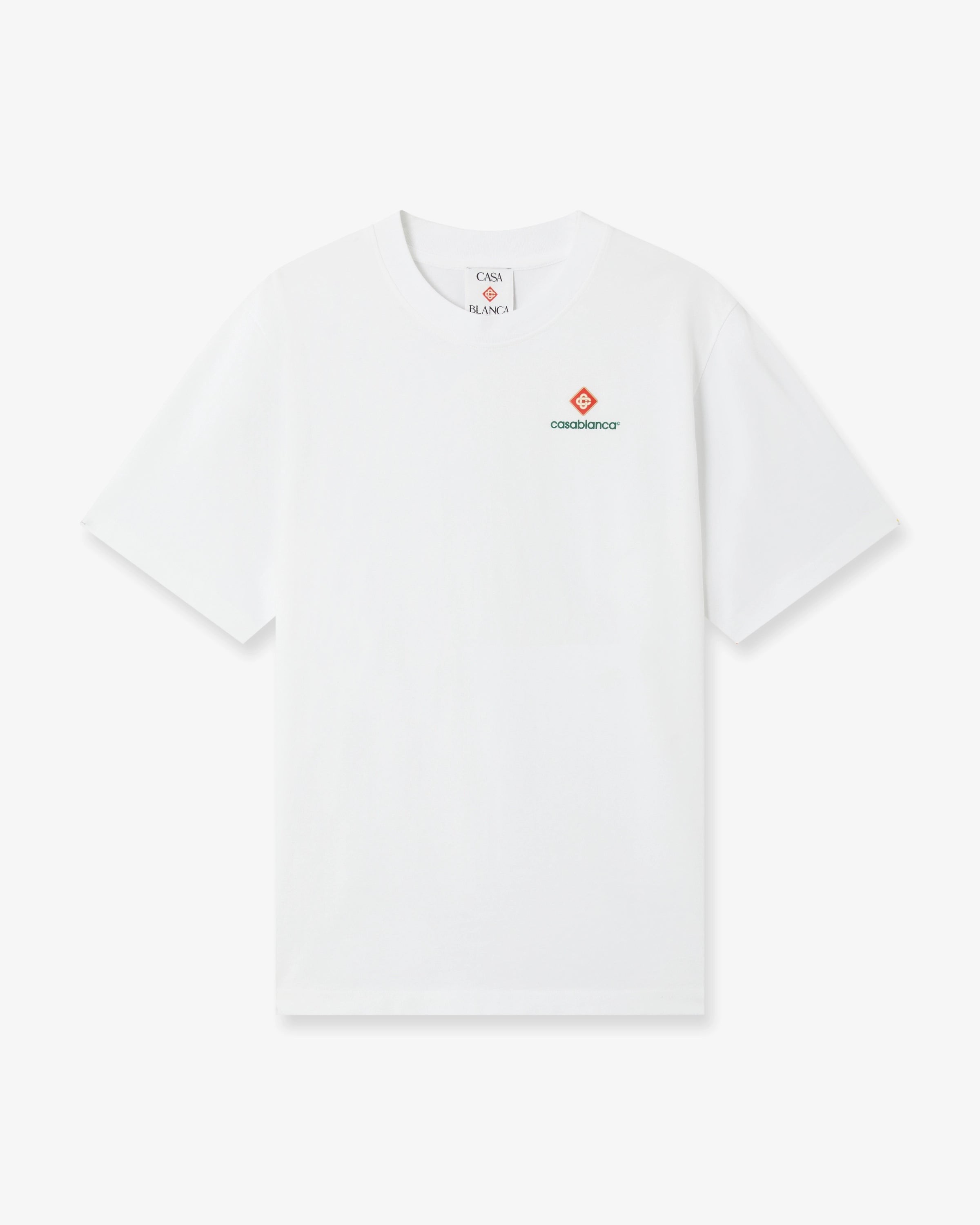 White Sport Type Short Sleeve T-Shirt