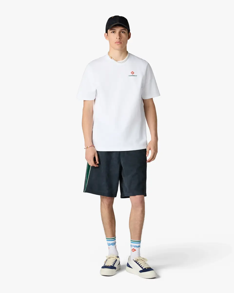 Casablanca White Sport Type Short Sleeve T-Shirt | Thumbnail 2