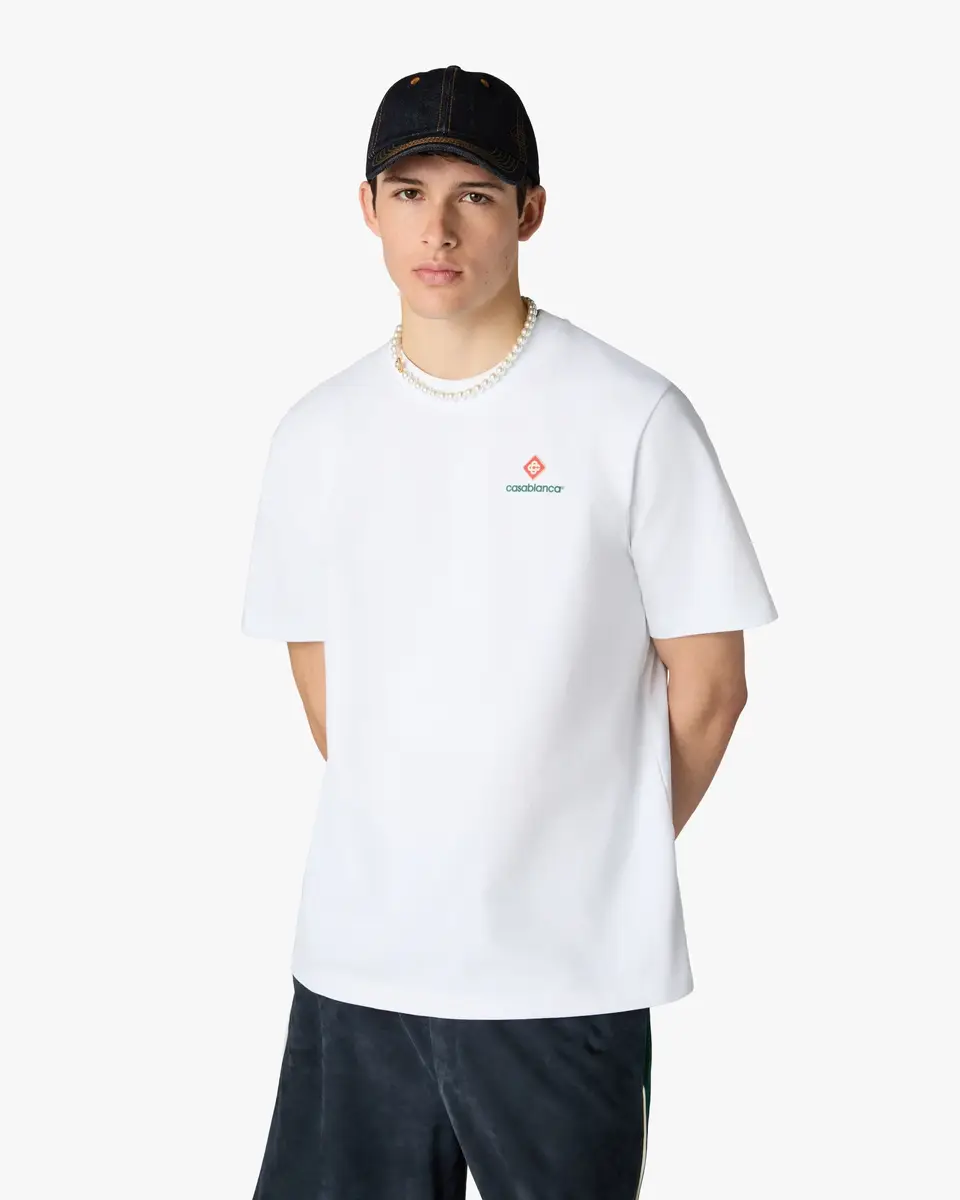 Casablanca White Sport Type Short Sleeve T-Shirt | Thumbnail 4
