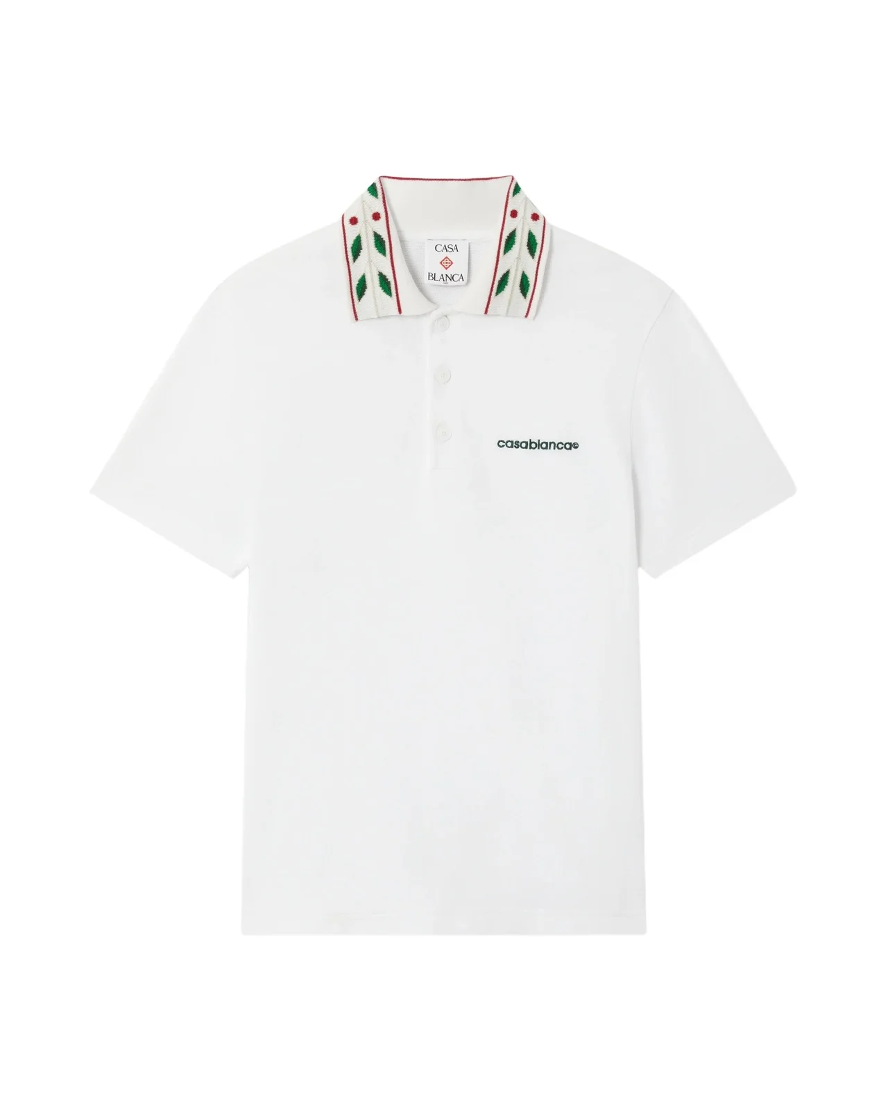 White Laurel Pique Short Sleeve Polo Shirt White Laurel Pique Short Sleeve Polo Shirt