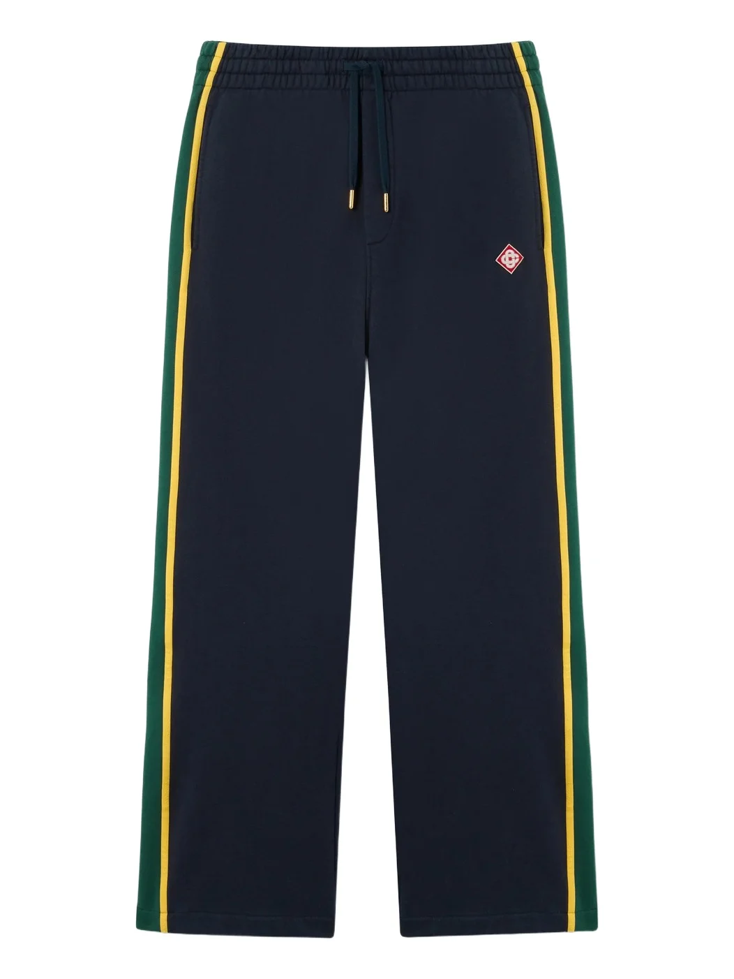Casablanca Navy & Green Panelled Sweatpants