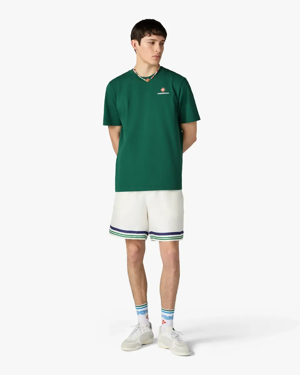 Casablanca Green Sport Type Short Sleeve T-Shirt | Thumbnail 2 Casablanca Green Sport Type Short Sleeve T-Shirt | Thumbnail 2