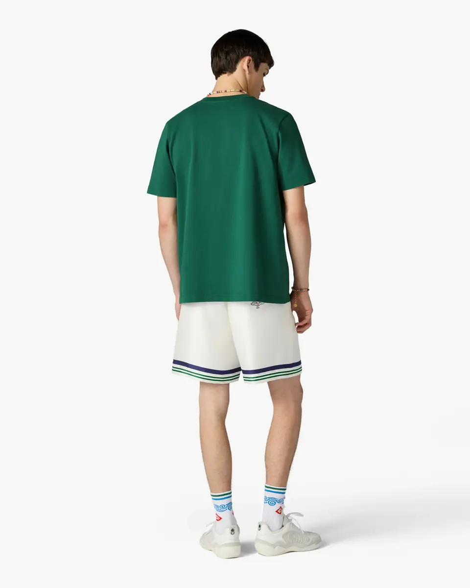 Casablanca Green Sport Type Short Sleeve T-Shirt | Thumbnail 3 Casablanca Green Sport Type Short Sleeve T-Shirt | Thumbnail 3