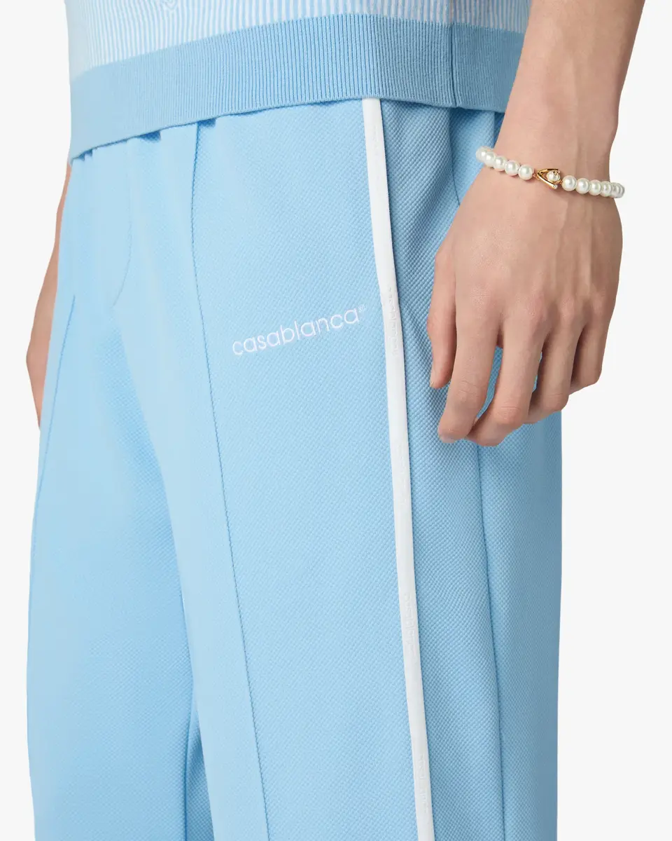 Casablanca Pale Blue Pique Track Pants | Thumbnail 5 Casablanca Pale Blue Pique Track Pants | Thumbnail 5