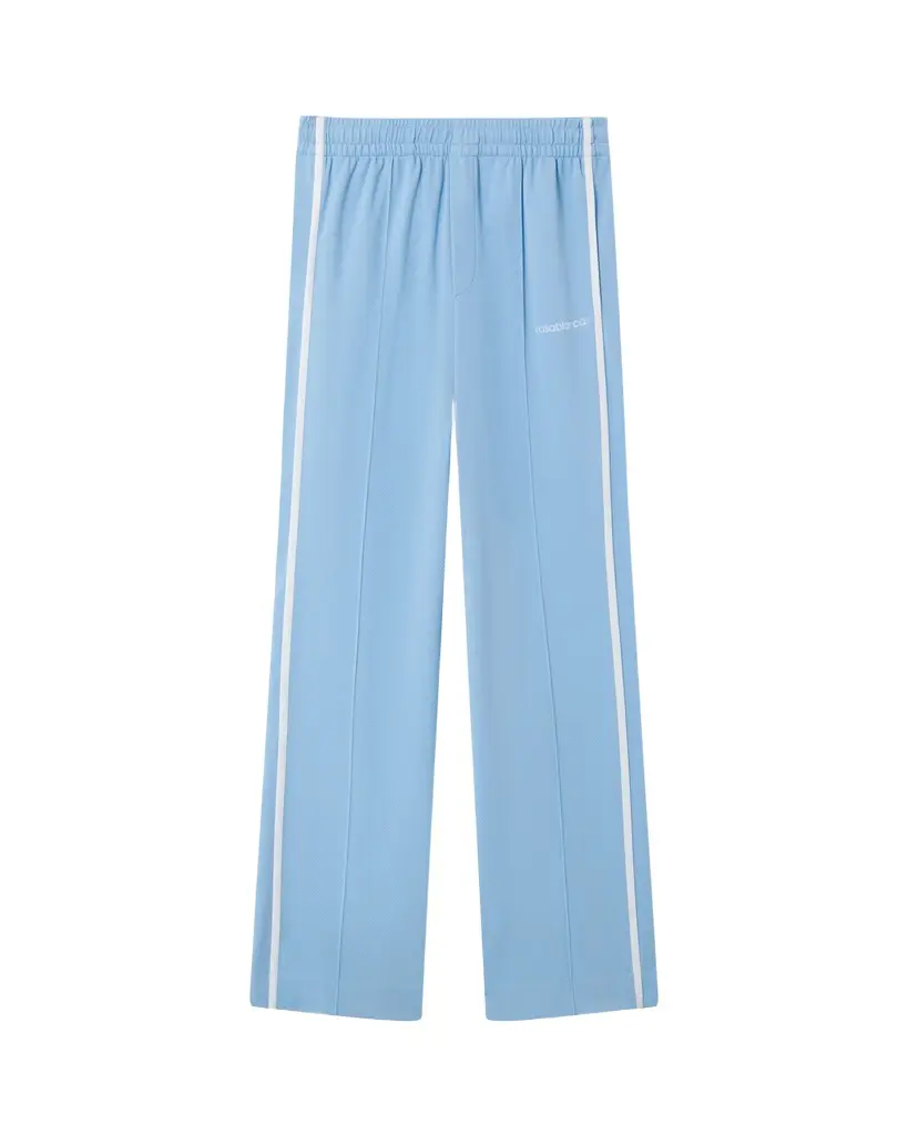 Pale Blue Pique Track Pants Pale Blue Pique Track Pants