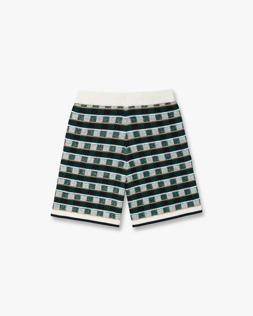 Casablanca Green Crochet Mosaic Shorts | Thumbnail 6 Casablanca Green Crochet Mosaic Shorts | Thumbnail 6