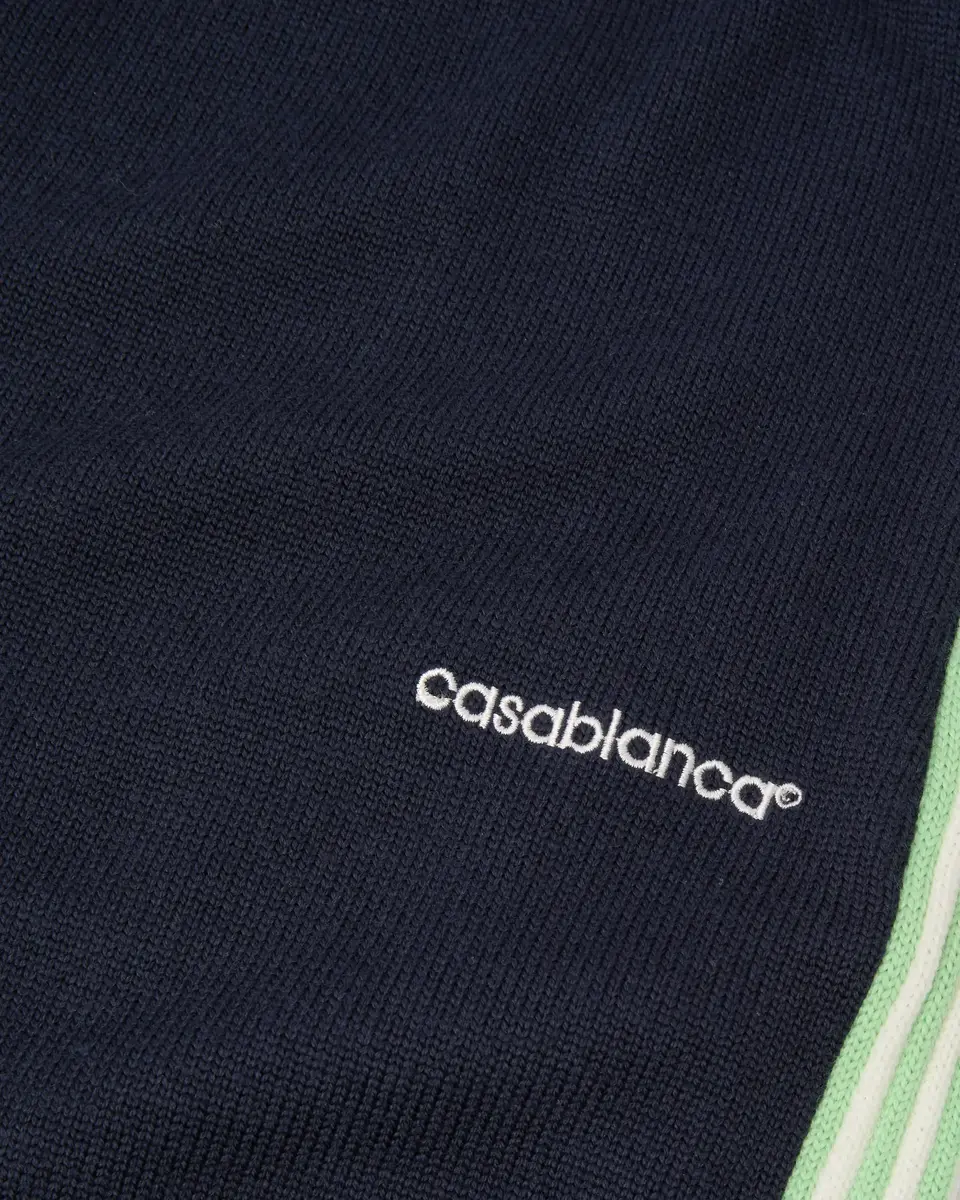 Casablanca Navy Merino Track Trousers | Thumbnail 5 Casablanca Navy Merino Track Trousers | Thumbnail 5