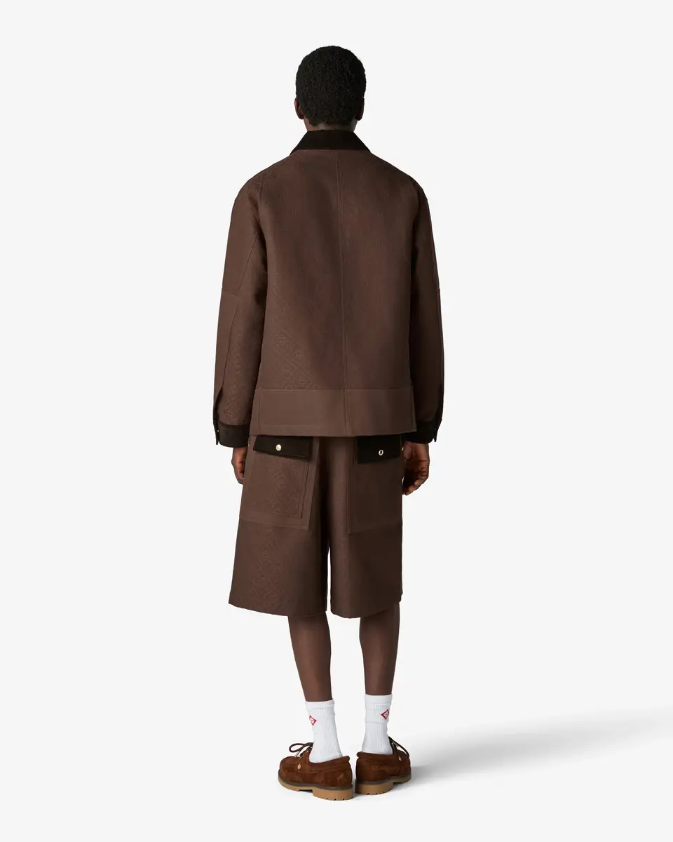 Casablanca Dark Brown Workwear Safari Jacket | Thumbnail 3