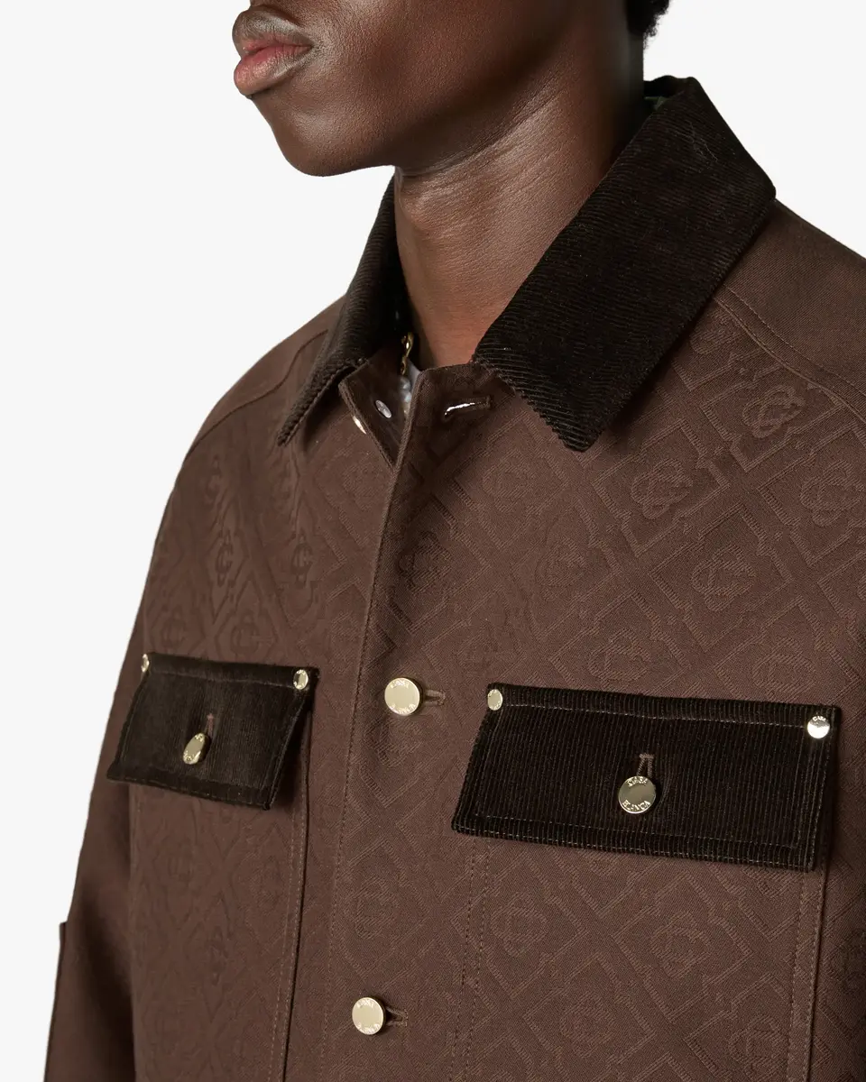 Casablanca Dark Brown Workwear Safari Jacket | Thumbnail 5
