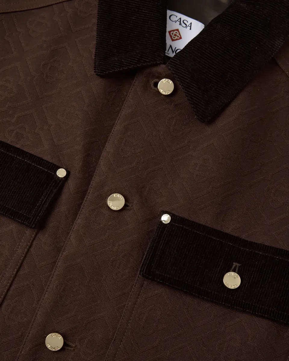 Casablanca Dark Brown Workwear Safari Jacket | Thumbnail 7