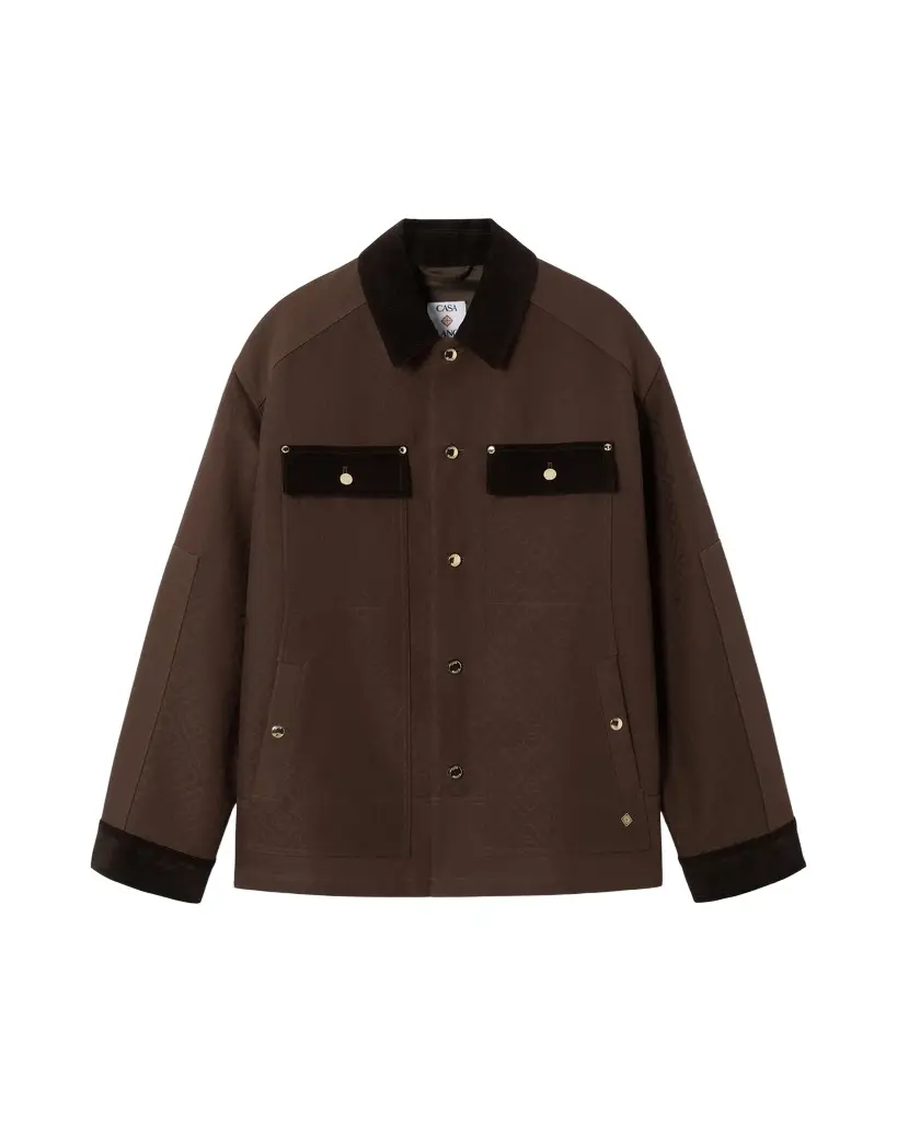 Casablanca Dark Brown Workwear Safari Jacket