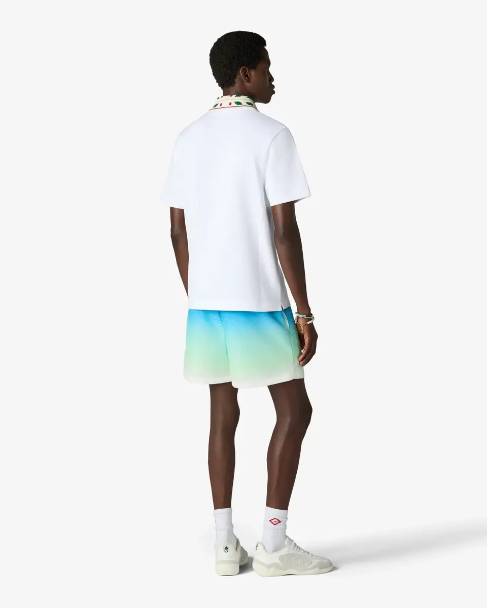 Casablanca Blue & Green Gradient Jacquard Swim Shorts | Thumbnail 3 Casablanca Blue & Green Gradient Jacquard Swim Shorts | Thumbnail 3