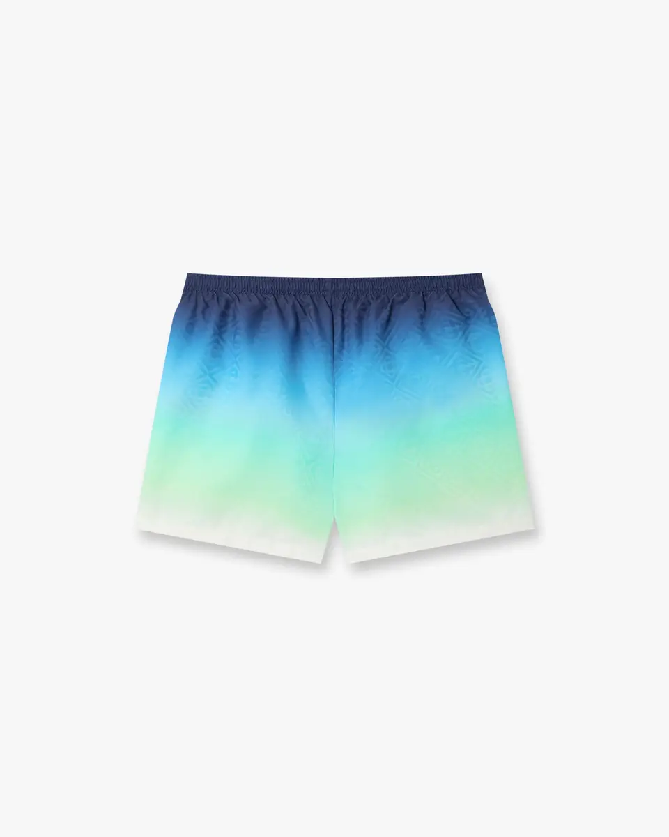 Casablanca Blue & Green Gradient Jacquard Swim Shorts | Thumbnail 6 Casablanca Blue & Green Gradient Jacquard Swim Shorts | Thumbnail 6
