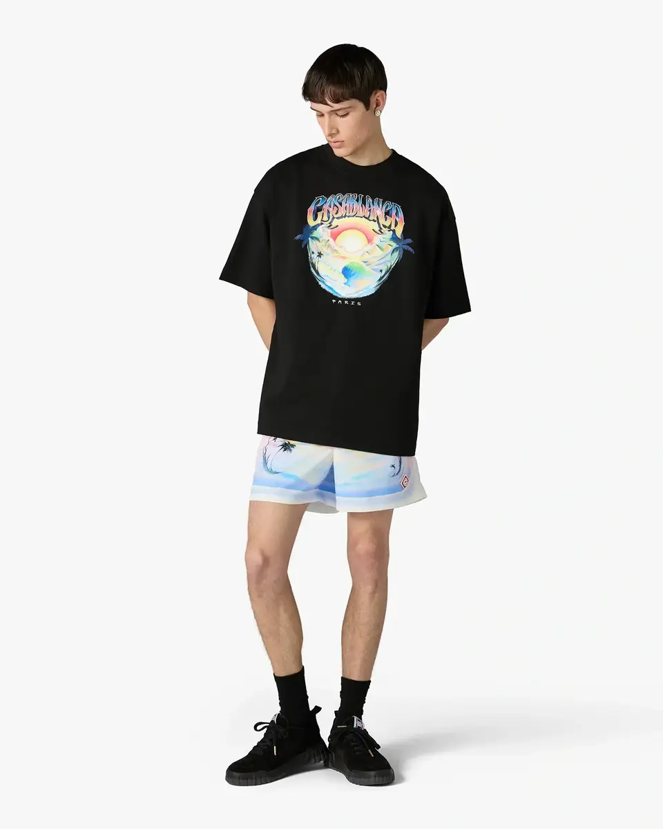 Casablanca Multicolour Airspray Jacquard Swim Shorts | Thumbnail 3 Casablanca Multicolour Airspray Jacquard Swim Shorts | Thumbnail 3