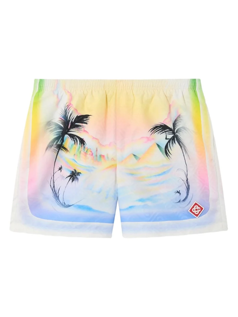 Casablanca Multicolour Airspray Jacquard Swim Shorts