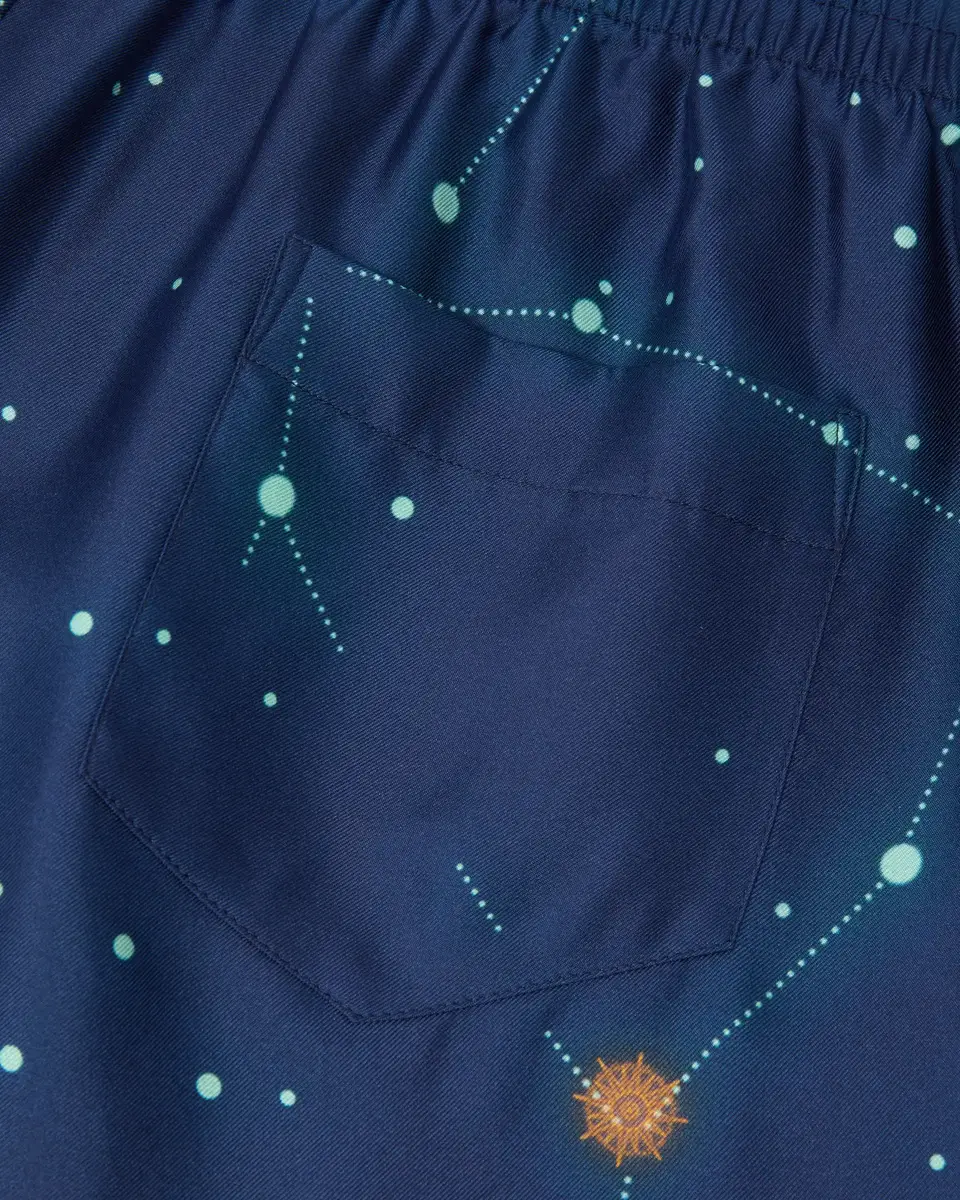 Casablanca Blue Astrology Silk Twill Trousers | Thumbnail 7 Casablanca Blue Astrology Silk Twill Trousers | Thumbnail 7