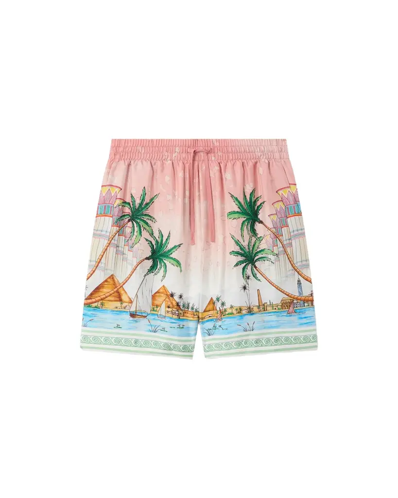 Pink Ethereal Silk Shorts Pink Ethereal Silk Shorts