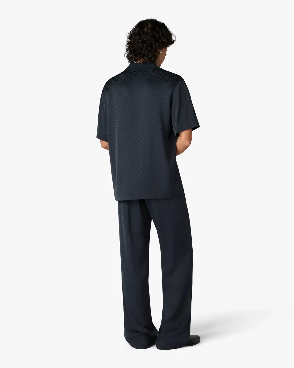 Casablanca Dark Navy Monogram Trousers | Thumbnail 3 Casablanca Dark Navy Monogram Trousers | Thumbnail 3