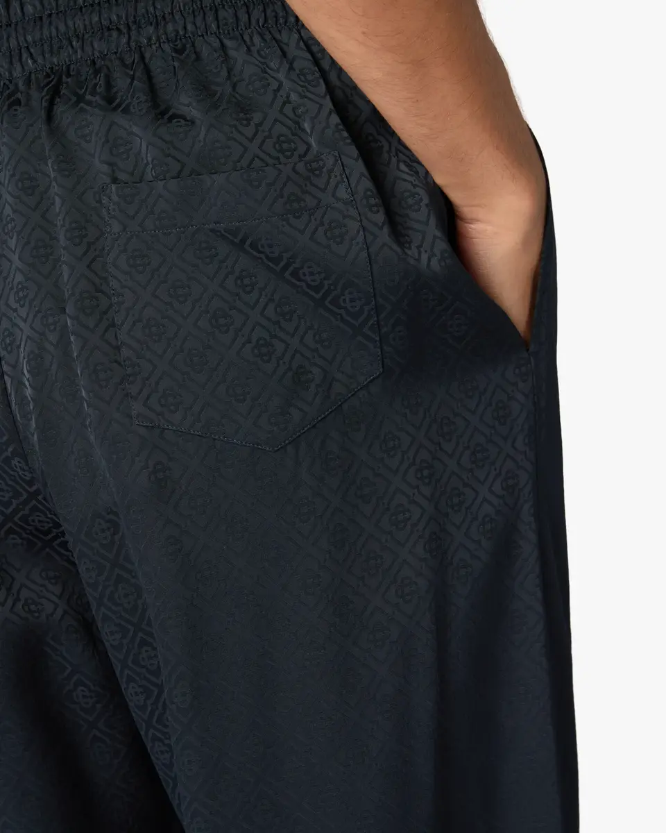 Casablanca Dark Navy Monogram Trousers | Thumbnail 5 Casablanca Dark Navy Monogram Trousers | Thumbnail 5