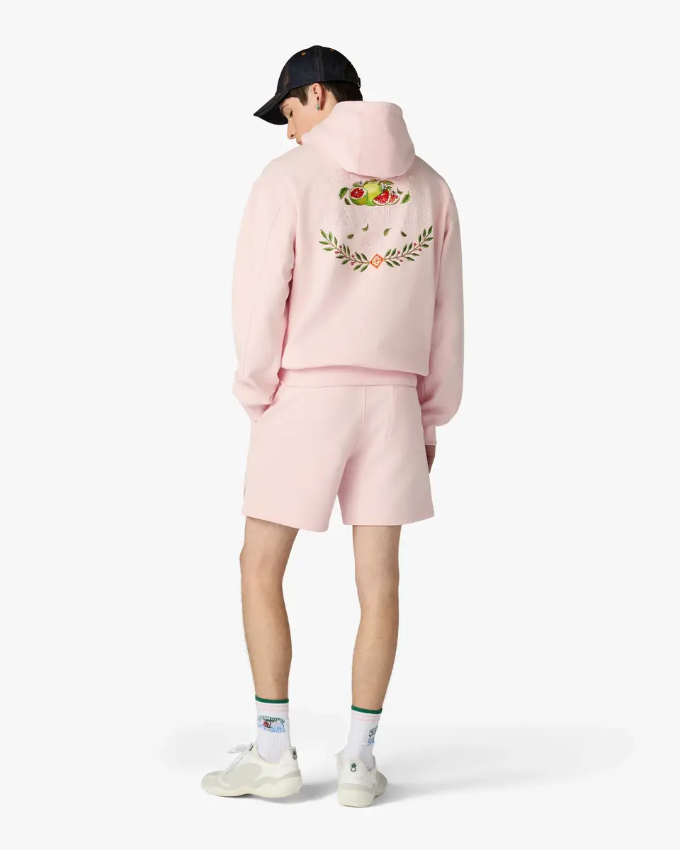 Casablanca Pink Laduree x Casablanca Embroidered Shorts | Thumbnail 3 Casablanca Pink Laduree x Casablanca Embroidered Shorts | Thumbnail 3