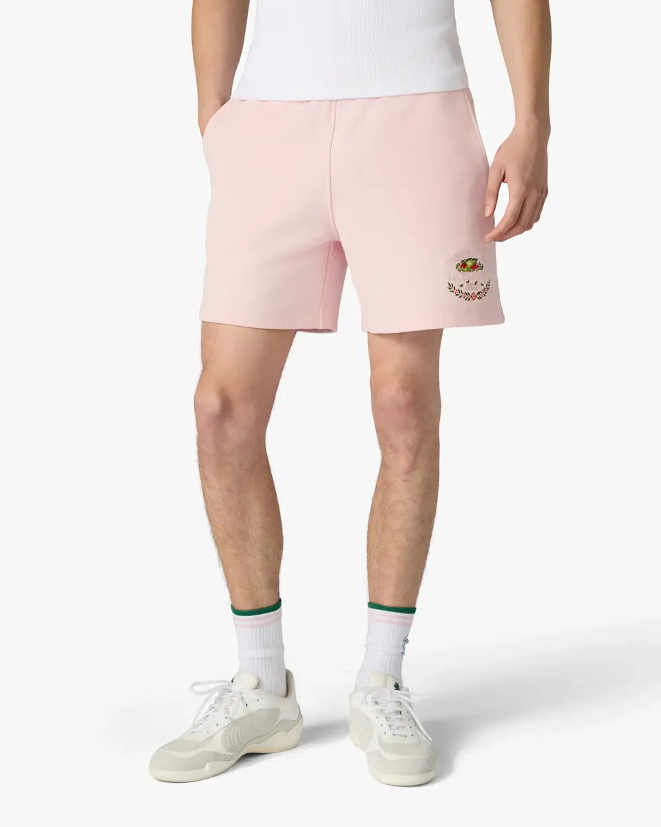 Casablanca Pink Laduree x Casablanca Embroidered Shorts | Thumbnail 4 Casablanca Pink Laduree x Casablanca Embroidered Shorts | Thumbnail 4