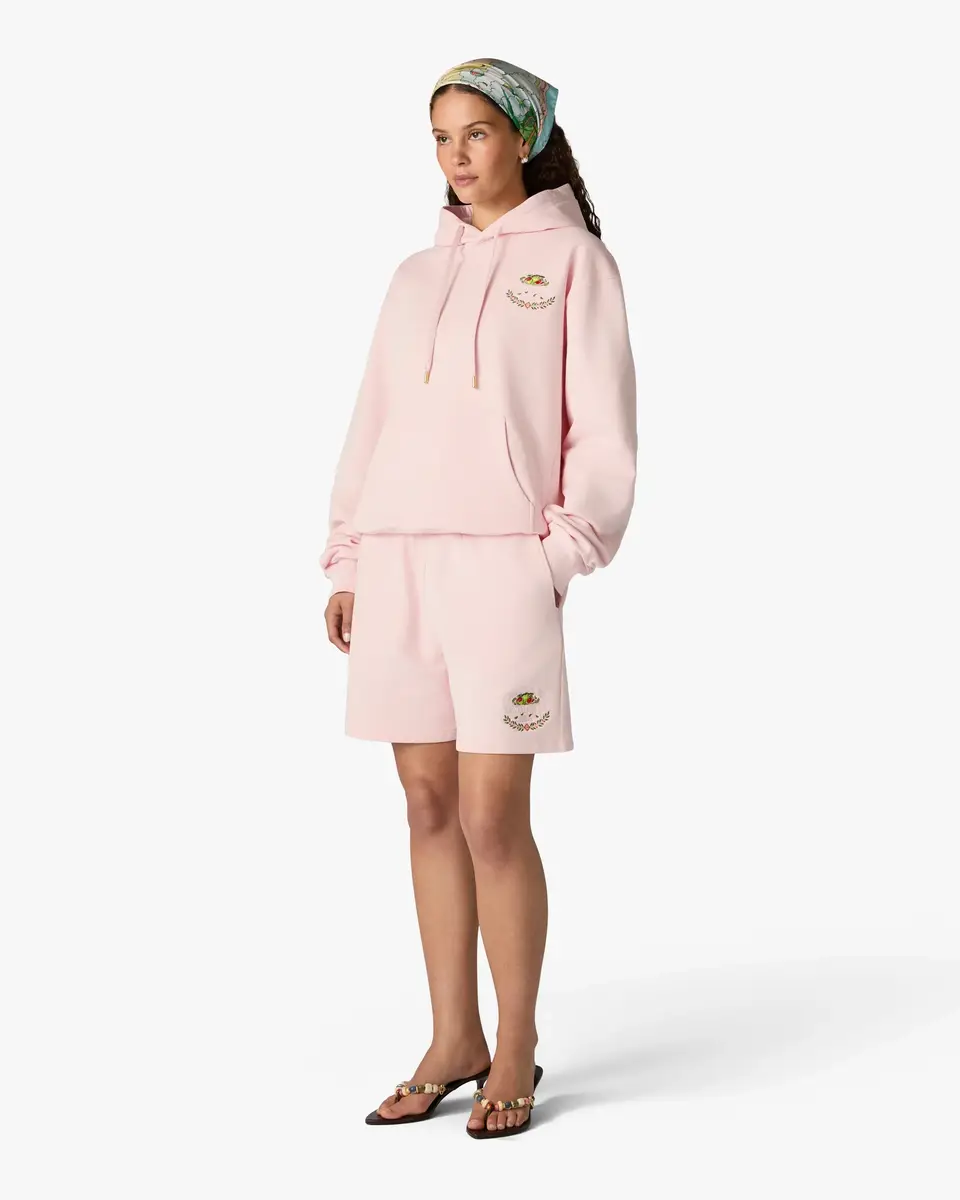 Casablanca Pink Laduree x Casablanca Embroidered Shorts | Thumbnail 6 Casablanca Pink Laduree x Casablanca Embroidered Shorts | Thumbnail 6