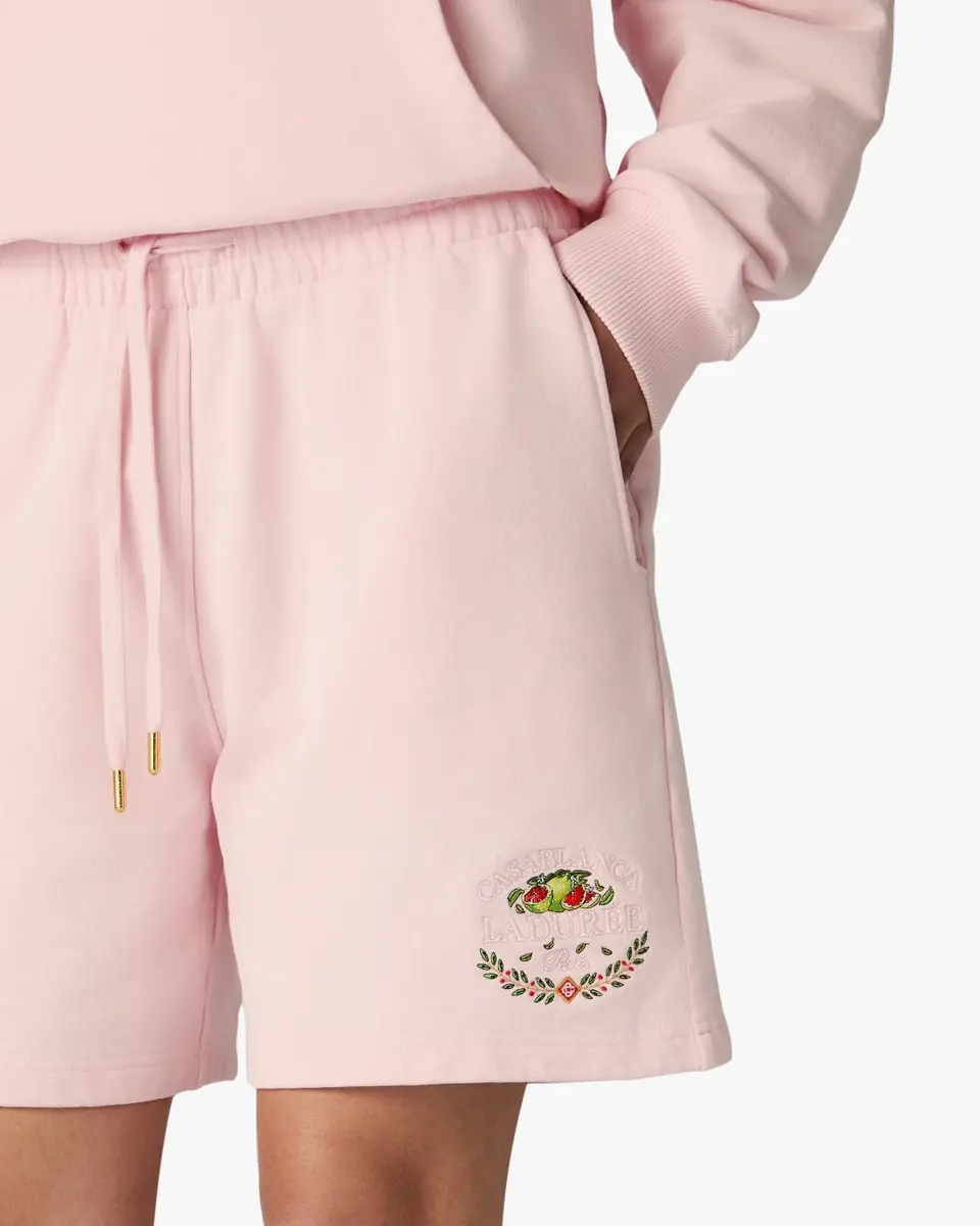 Casablanca Pink Laduree x Casablanca Embroidered Shorts | Thumbnail 9 Casablanca Pink Laduree x Casablanca Embroidered Shorts | Thumbnail 9