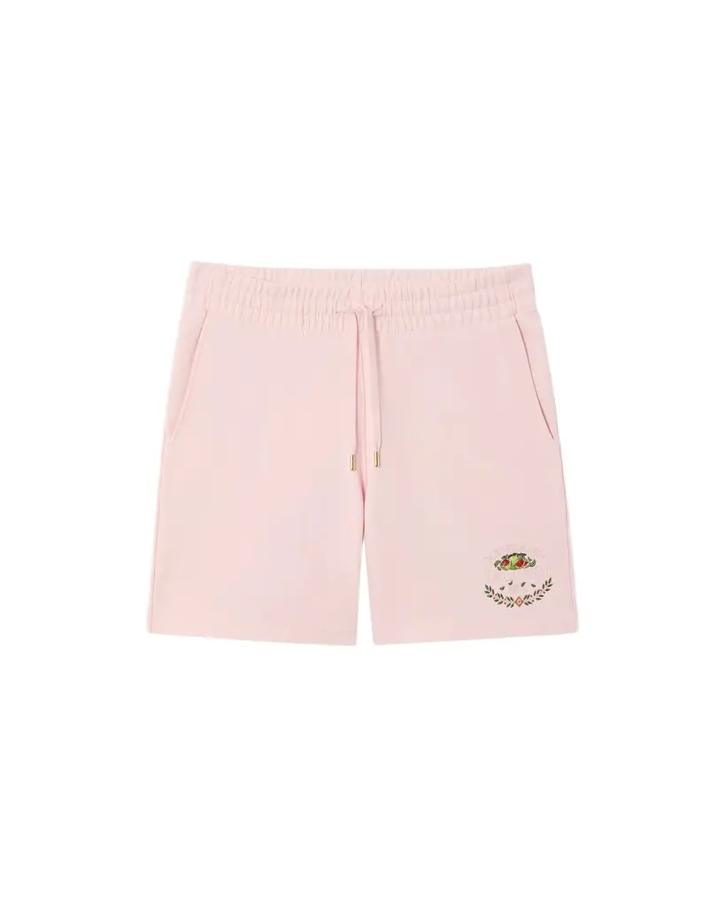 Casablanca Pink Laduree x Casablanca Embroidered Shorts