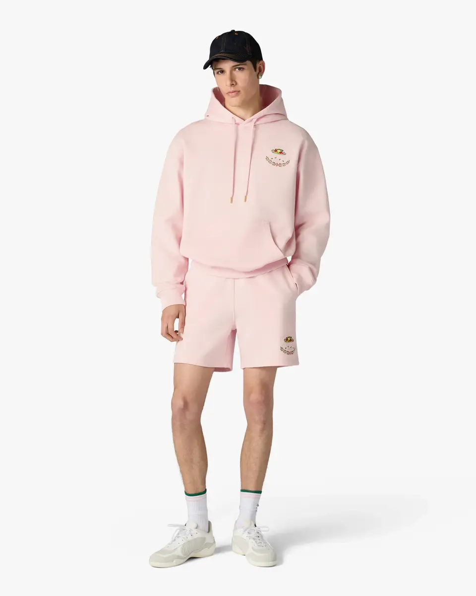 Casablanca Pink Laduree x Casablanca Embroidered Hooded Sweatshirt | Thumbnail 2 Casablanca Pink Laduree x Casablanca Embroidered Hooded Sweatshirt | Thumbnail 2