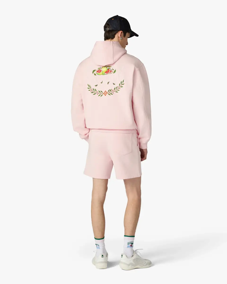 Casablanca Pink Laduree x Casablanca Embroidered Hooded Sweatshirt | Thumbnail 3 Casablanca Pink Laduree x Casablanca Embroidered Hooded Sweatshirt | Thumbnail 3