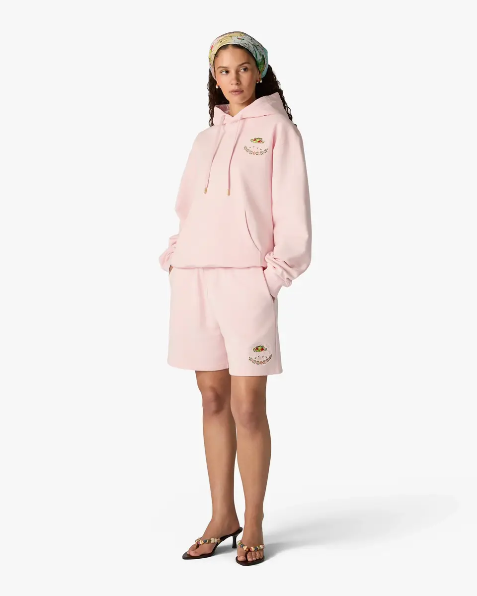 Casablanca Pink Laduree x Casablanca Embroidered Hooded Sweatshirt | Thumbnail 6 Casablanca Pink Laduree x Casablanca Embroidered Hooded Sweatshirt | Thumbnail 6