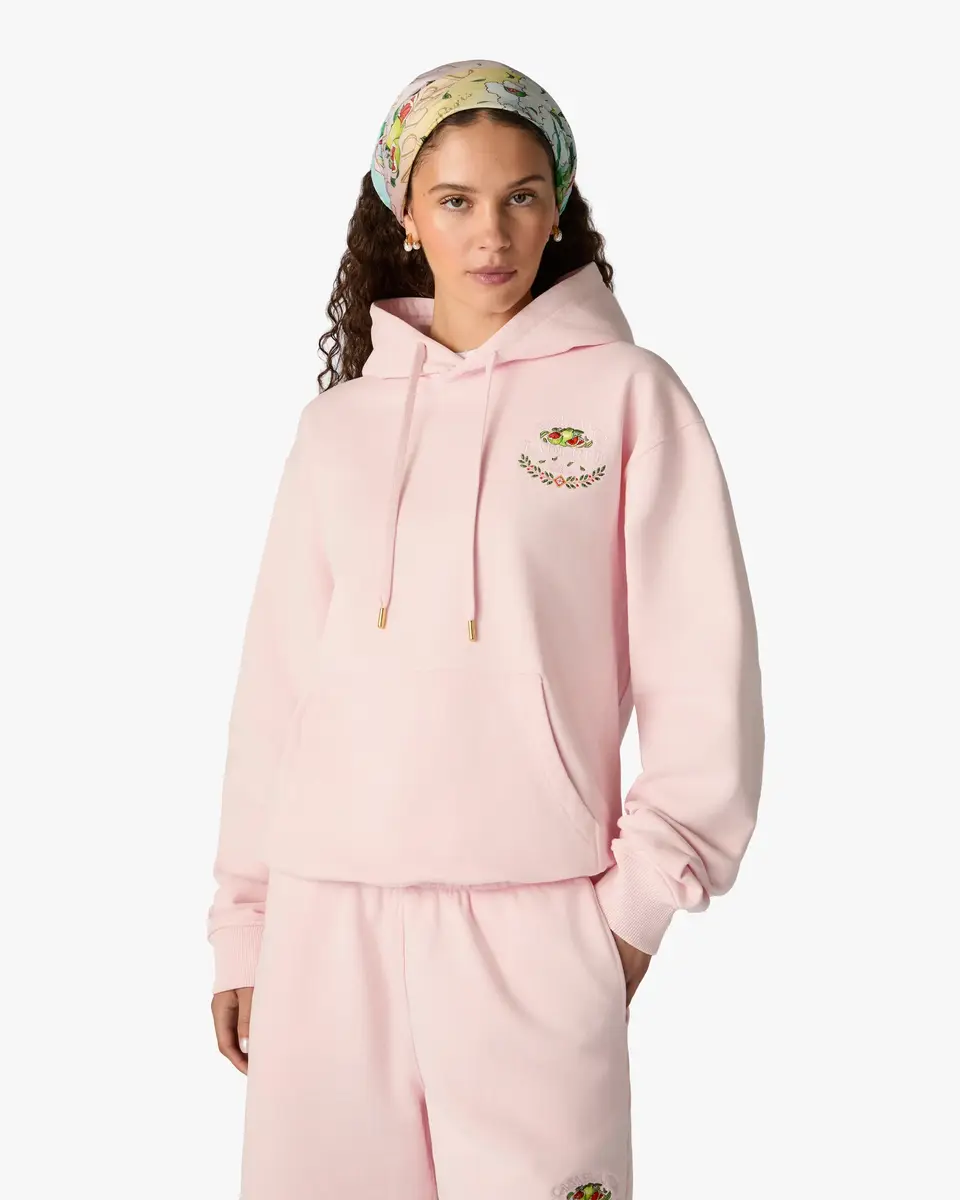 Casablanca Pink Laduree x Casablanca Embroidered Hooded Sweatshirt | Thumbnail 8 Casablanca Pink Laduree x Casablanca Embroidered Hooded Sweatshirt | Thumbnail 8