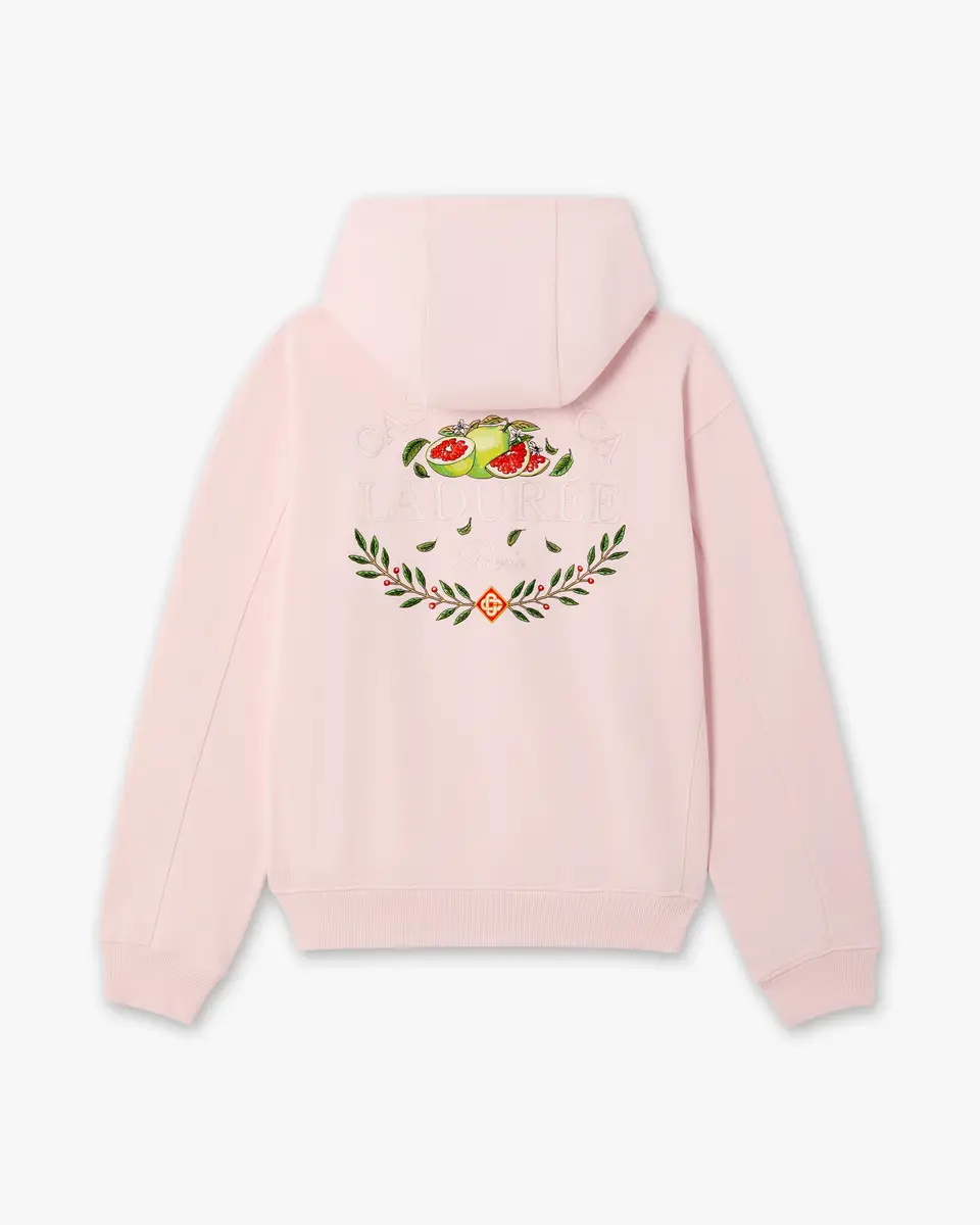 Casablanca Pink Laduree x Casablanca Embroidered Hooded Sweatshirt | Thumbnail 10 Casablanca Pink Laduree x Casablanca Embroidered Hooded Sweatshirt | Thumbnail 10